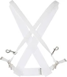 Ludwig Lf350w White Parade Marching Bass Drum Sling Shoulder Strap Carrier. Fixed Price $49.99.
