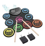 Sboet Electronic Drum Set, 9-drum Practice Pad With Headphone Jack, Roll-up D.... Fixed Price $36.27.