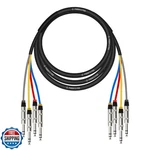 Phenyx Pro 4-channel Trs Cable, 10 Ft Snake Cord, Patch Wire,. Fixed Price $72.99.