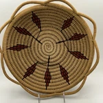 Vtg African Handmade Basket Kingdom Of Swaziland Africa Large 14.5 X #951. Fixed Price $21.99.