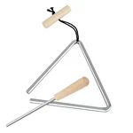 Eastrock Triangle Instrument, Rhythm Steel Triangles Music Instrument 6 Inch. Fixed Price $16.92.
