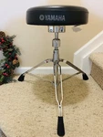 Yamaha Ds-840 Drum Throne Stool Seat Saddle Chair Purple Badge Double Brace- Euc. Fixed Price $149.95.