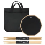 12 Inch Practice Drum Pad And Sticks, Beginner Snare With Drumsticks.... Fixed Price $29.50.