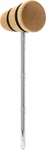 Low Boy Wood Bass Drum Beater - Natural W/ Black Stripes. Fixed Price $35.00.