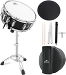 14x5.5 Inches Snare Drum Set For Student Beginners With Gig Bag Stand Sticks. Fixed Price $227.99.