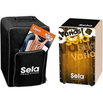 Sela Varios Cajon Bundle With Bag, Pad And Dvd Gold. Fixed Price $179.00.