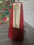 Nikko Seiki Standard Crimson Wind-up Metronome 236 Tempo: 40-208 Times / Minute. Fixed Price $18.00.