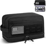 Tactical Toiletry Bag For Men, Travel Hygiene With Double-layer, Hanging Toi. Fixed Price $16.46.
