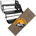 Brown 18" X Rv Step Cover Rug, Non-slip Weather Resistant Carpet Mat For Cam. Fixed Price $12.99.