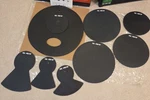 Vic Firth Drum And Cymbal Mutes Mutepp5 Complete Fusion Kit 20". Fixed Price $65.00.