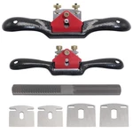 Kootans 2pcs 9" 10" Adjustable Spokeshave With Flat Base, 4pcs Black. Fixed Price $24.24.