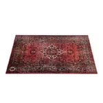 Drumnbase Vintage Persian Style Drum Rug 4.26' X 3' Original Red. Fixed Price $74.99.