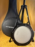 Onstage Drumfire Drum Practice Pad W/ Stand & Bag. Fixed Price $17.99.