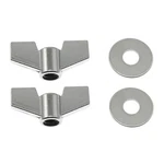 Rlecs 2pcs Stainless Steel Quick Release Drum Cymbal Stand Wingnuts With Wash.... Fixed Price $11.86.