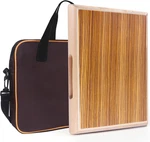 Cajon,12 * 9.4 1.7'' Portable Box Drum, Zebrawood Percussion Beat W/ca. Fixed Price $90.99.