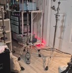 Tama Iron Cobra 200 Hi-hat & Cymbal Stands Silver Tripod Double Braced. Fixed Price $59.95.