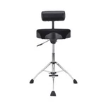 Gibraltar Tall Hydraulic 16-inch Cordura Saddle Stool With Backrest And Footrest. Fixed Price $345.00.