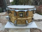 Yamaha Brass 14x7 Snare Drum With Nouveau Lugs Sd4470. Fixed Price $495.00.