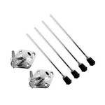 Deevoka Bass Drum Legs Stands Leg Professional Stable Anti Skid, Metal, Bas. Fixed Price $32.44.