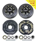 Libra Hd 8 On 6.5" Trailer Hub Drum Kit 9/16" Studs +12"x2" Brake For 7k-8k Axle. Fixed Price $304.41.