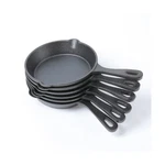 Hawok Dia.6 Inch Round Mini Skillet Black Pack Of 6 Black02 Fast Ship. Fixed Price $85.81.