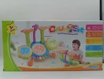 Homily Yellow Drum Set For Toddlers 1-3, Baby With Microphone. Fixed Price $26.64.