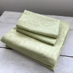 Rb Casa Italy King Set Duvet Cover /2 Shams Napoli Scroll Jacquard Green Sateen. Fixed Price $220.00.