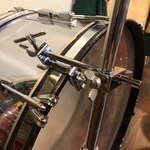 1960s-1970s Ludwig No. 1127 Bass Drum Hoop Mount Hi-hat Brace 5/8". Fixed Price $113.29.