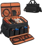 Ibvivic Dj Cable File Bag With Adjustable Dividers, Gig For Cables, Co.... Fixed Price $90.16.