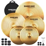 Sonicake Low Volume Cymbal Pack Quiet Set 14"hi-hats+16"crash+18"crash.... Fixed Price $93.98.