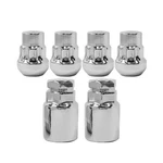 Mysttoo 6pcs M12x1.5 Wheel Lock Lug Nut Set Anti-theft 12mm X 19mm, Silver. Fixed Price $29.43.