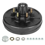Aeagle New 3rd 12" X 2" Trailer Brake Drum 6 On 5.5" Bolt Circle Kit For 5,20.... Fixed Price $121.68.