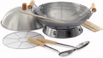 Norpro 10-piece Wok Set, Silver, 14 Inch. Fixed Price $69.99.
