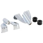 Ludwig P2304p Concert Bass Drum Claw Hooks With Spacers, Chrome, 2-pack. Fixed Price $19.95.
