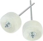 Seimneire White Felt Double Kick Bass Drum Pedal Beater Mallet, Dual Sided Foot. Fixed Price $10.68.
