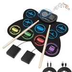 Electronic Drum Set, Marrilley 9 Practice Pad With Stereo Speaker. Fixed Price $51.48.