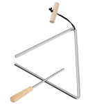 Eastrock Triangle Instrument, Rhythm Steel Triangles Music 8 Inch, Silver. Fixed Price $17.24.