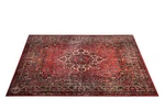 Drum N Base Vintage Persian Style Stage Rug Original Red 7.4' X 6'. Fixed Price $179.99.