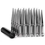 20pcs 1/2-20 Spike Lug Nuts Chrome, 1/2 X 20 Locking 1/2"-20, Silver. Fixed Price $71.99.