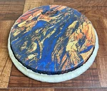 Bongo Drumhead, Tucked, 7.15 Skyndeep Molten Sea Graphic-m9-0715-s4-sd006.. Fixed Price $75.00.
