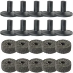 Meetoot 10 Sets Cymbal Stand Felt Washer Gray Drum Sleeves Grey. Fixed Price $16.76.