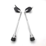 Crush Vintage-style Bass Drum Spur Set, Chrome W/brackets. Fixed Price $39.99.
