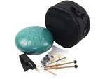 Yasisid Stb-100 Music Book Mallets 12in D Major 15 Notes Green Steel Tongue Drum. Fixed Price $51.69.