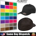 Flexfit Original Adult Wooly Combed Twill Plain Baseball 6-panel Cap Hat 6277. Fixed Price $18.57.