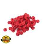 Alnicov 90pcs Piano Felt Front Rail Punchings Red Balance Washers Keyboard Parts. Fixed Price $20.00.