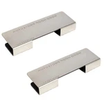 Tuoren 2pack Metal Hoop Protector For Wood Bass Drum Hoops 100mm X 30mm Silver. Fixed Price $14.45.