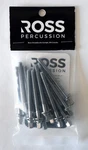 Ross 2 1/4 Inch Percussion Tension Rods For Drums Hardware 12 Pack Unopened. Fixed Price $10.00.