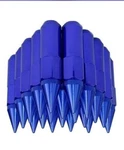 Lug Nuts, M12x1.5 Extended Tuner Aluminum 90mm/3.54in Blue Spike 1a1. Fixed Price $29.99.