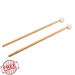 Qwork Timpani Snare Drum Mallet Maple Handle Wool Felt Head. Fixed Price $27.99.