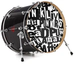 Vinyl Skin Decal Wrap Fits 22" Bass Kick Drum - Punk Rock. Fixed Price $49.97.
